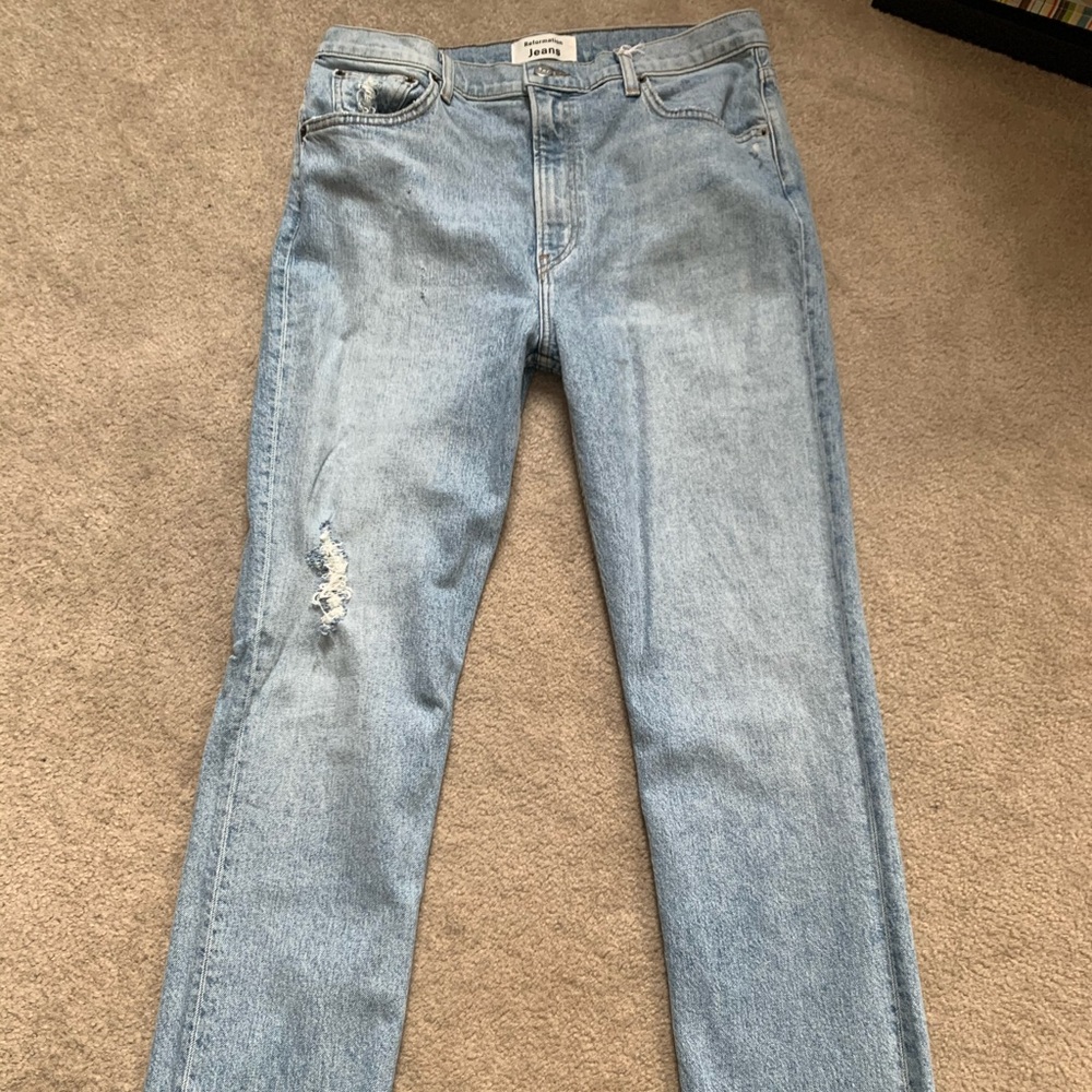 Reformation’s Liza Hugh Straight Jean